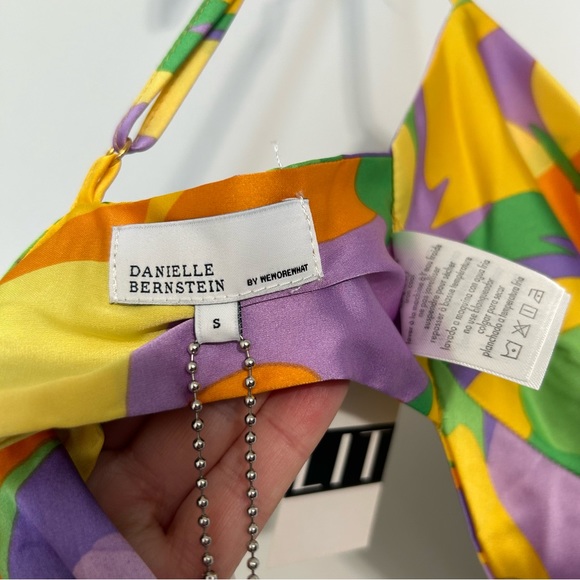 NWT Danielle Bernstein Saved by the Bell Cowl Top Sz S - Picture 11 of 16